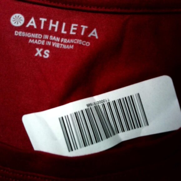 ATHLETA Women's Active Tank Top Size:XS Red - Picture 4 of 4